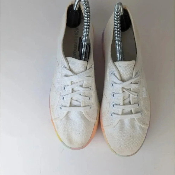 Superga 2790 Shaded Platform Pastel Sneakers - 7.5 - Picture 7 of 10